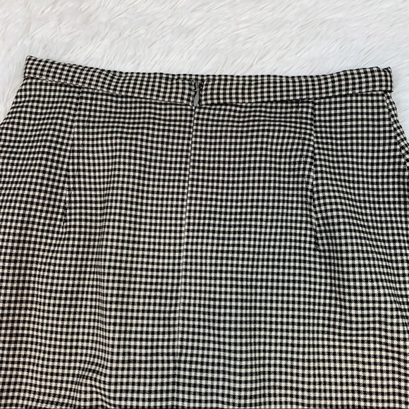 Rodier Women check plaid wool blend pencil skirt high waisted - Picture 9 of 10